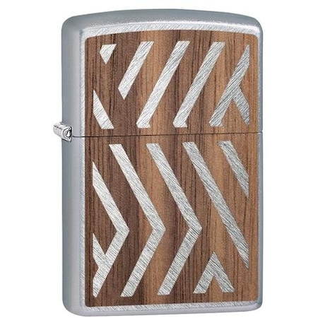 Zippo Zippo Wood Maze Herringbone Sweep W/ Walnut Emblem ZIP-29902